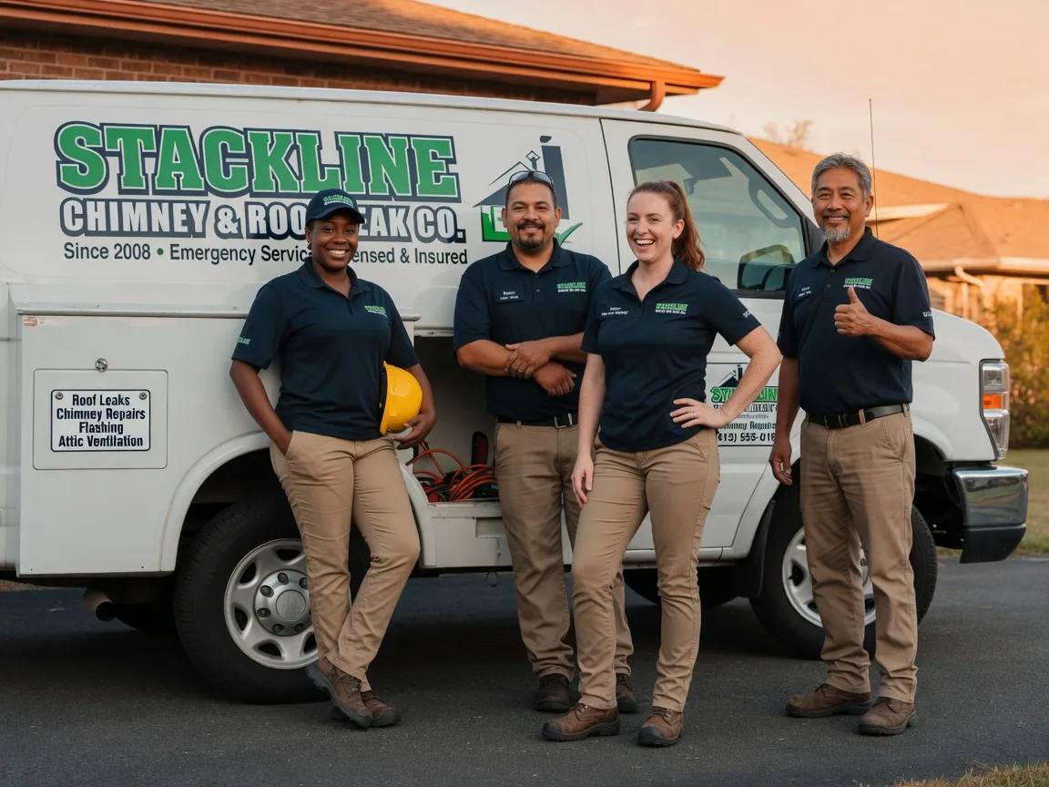 Chimney flashing repair company in Wells, TX